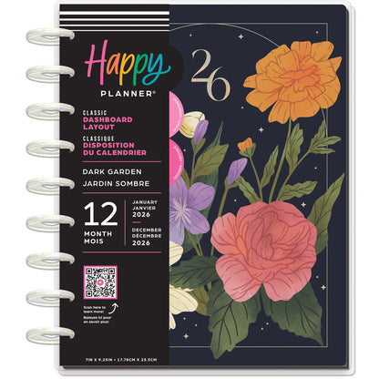 Happy Planner - Planner Classic (2026) - Dark Garden