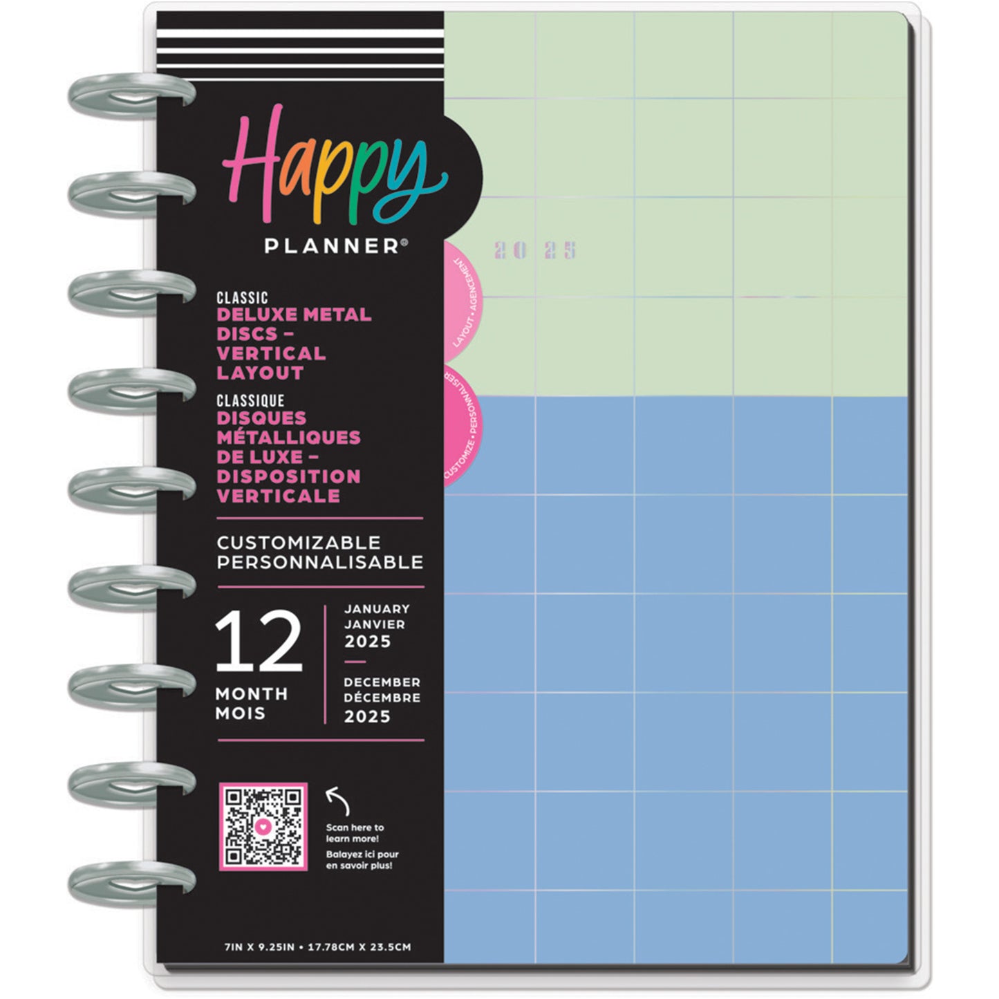 Happy Planner - Planner Classic Deluxe (2025) Vertical - Building Blocks