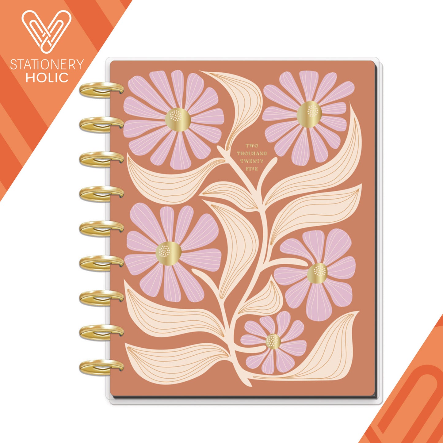 Happy Planner - Planner Classic Deluxe (2025) Dashboard - Desert Rose