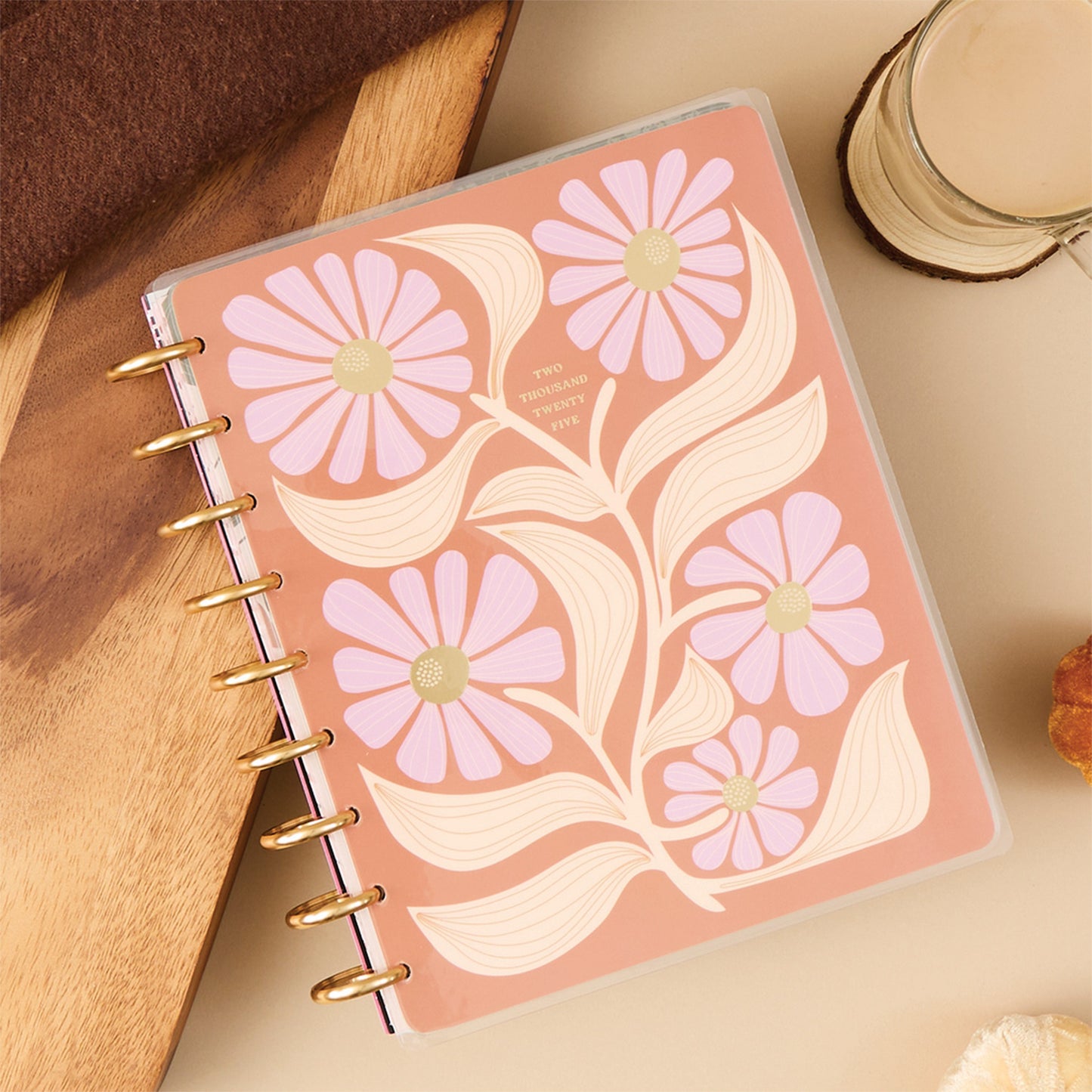 Happy Planner - Planner Classic Deluxe (2025) Dashboard - Desert Rose