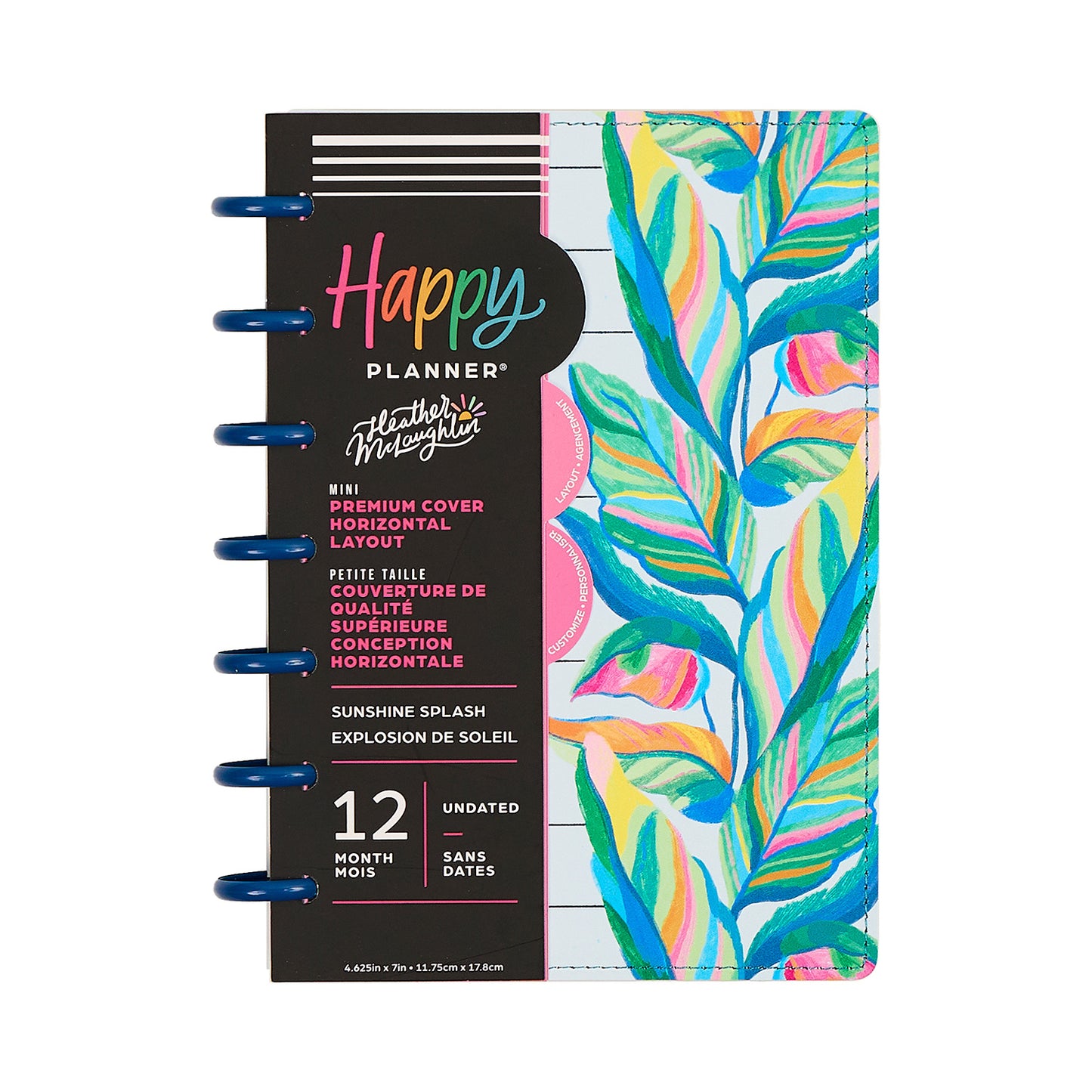 Happy Planner - Planner Classic Mini 12 meses (no fechado) - Sunshine Splash