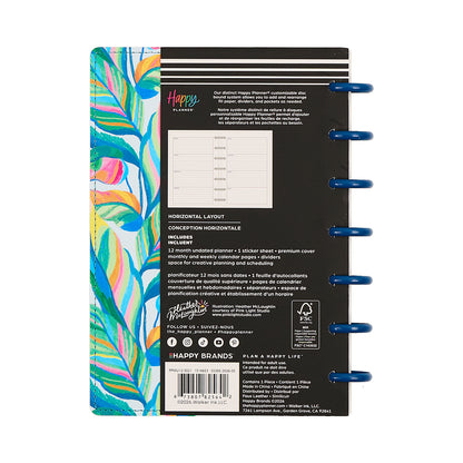 Happy Planner - Planner Classic Mini 12 meses (no fechado) - Sunshine Splash