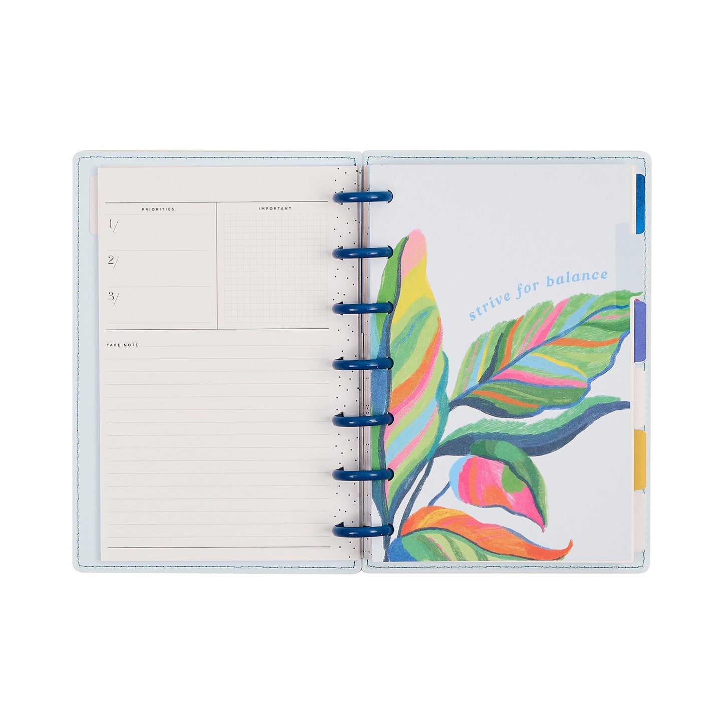 Happy Planner - Planner Classic Mini 12 meses (no fechado) - Sunshine Splash