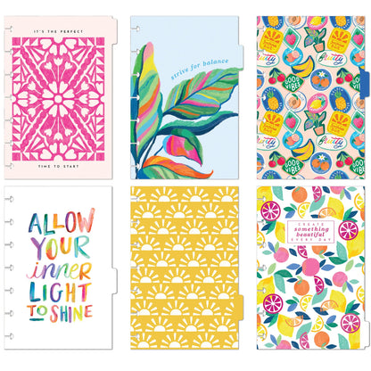 Happy Planner - Planner Classic Mini 12 meses (no fechado) - Sunshine Splash