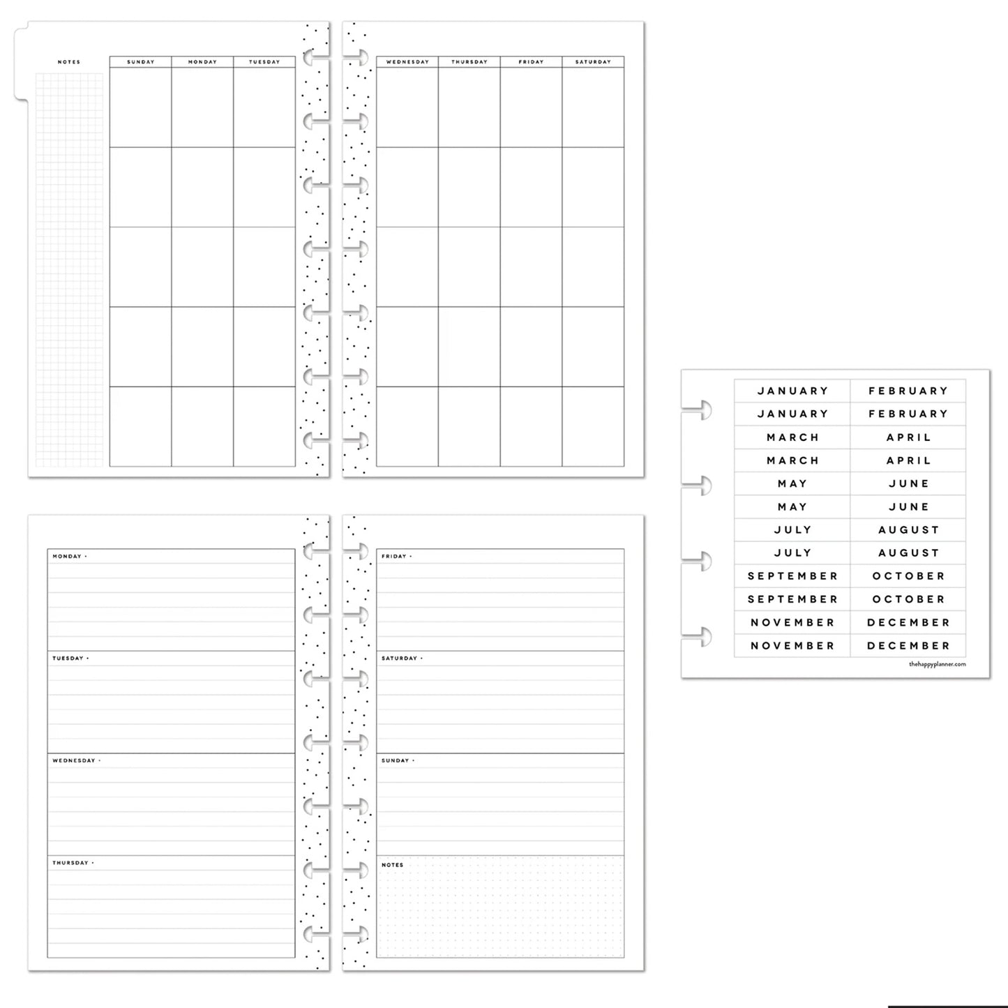 Happy Planner - Planner Classic Mini 12 meses (no fechado) - Sunshine Splash