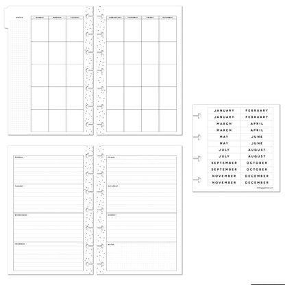 Happy Planner - Planner Classic Mini 12 meses (no fechado) - Sunshine Splash