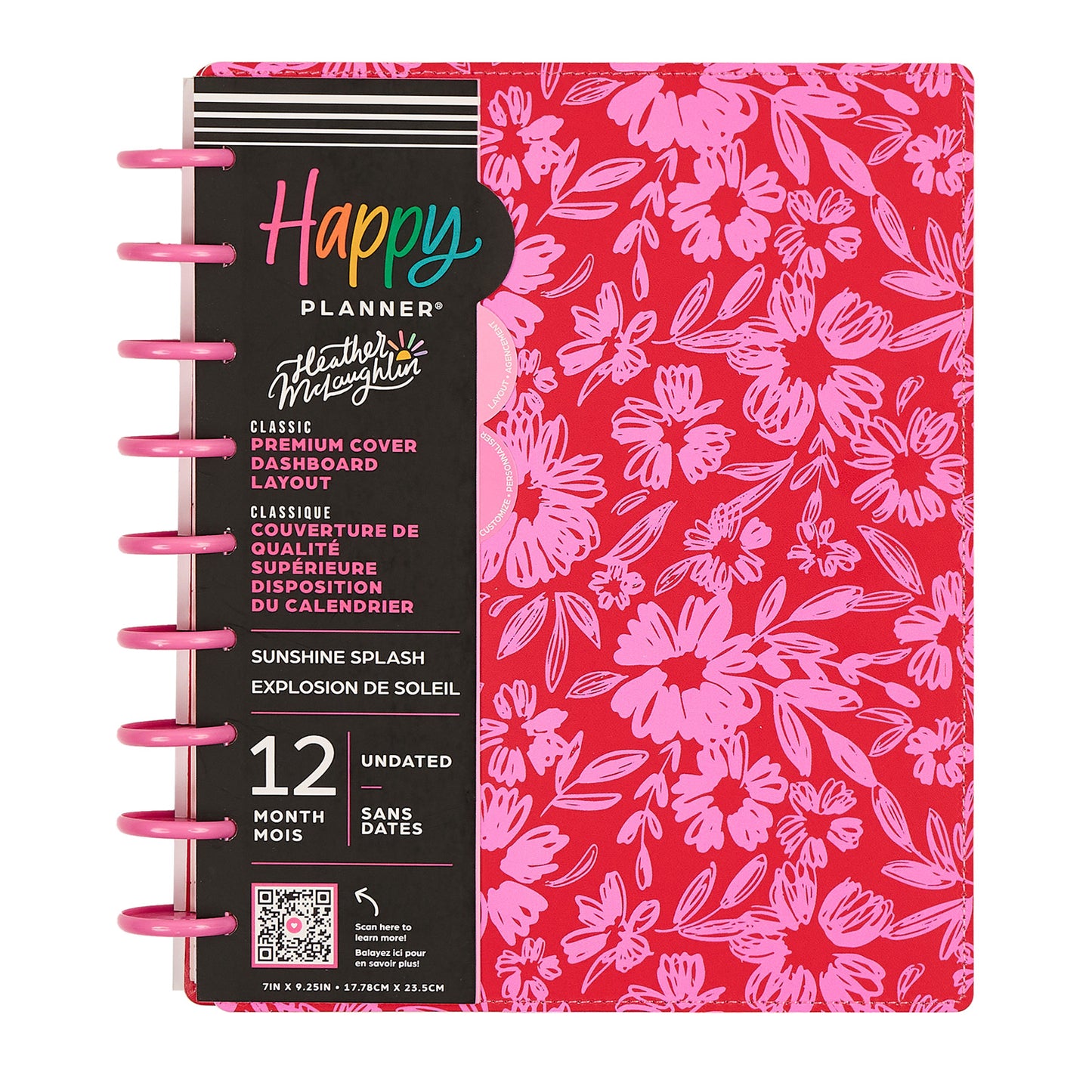 Happy Planner - Planner Classic Deluxe 12 meses (no fechado) - Sunshine Splash