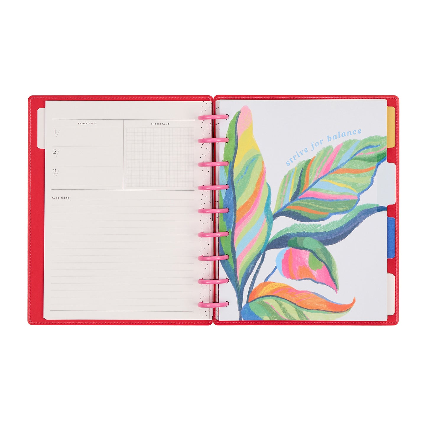Happy Planner - Planner Classic Deluxe 12 meses (no fechado) - Sunshine Splash