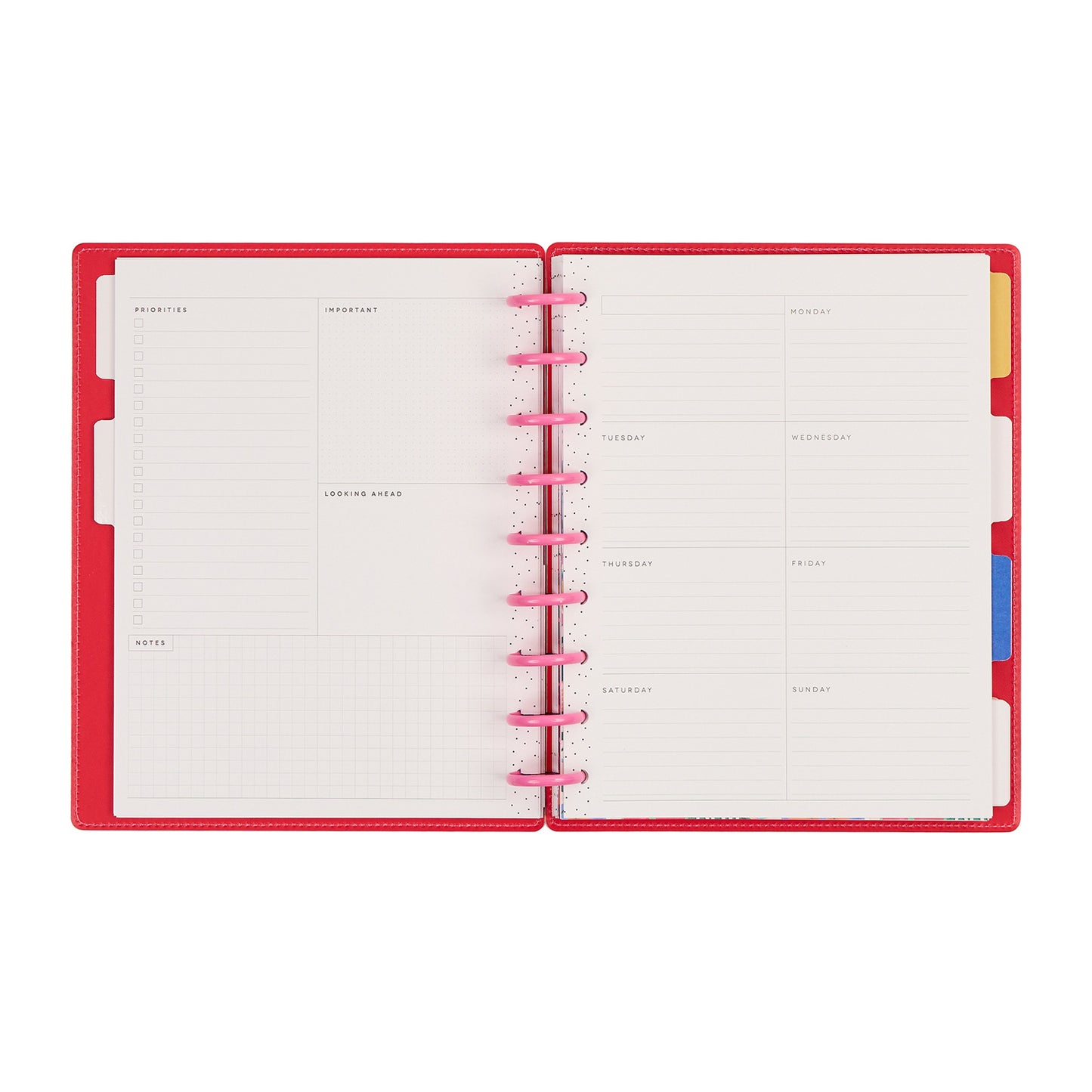 Happy Planner - Planner Classic Deluxe 12 meses (no fechado) - Sunshine Splash