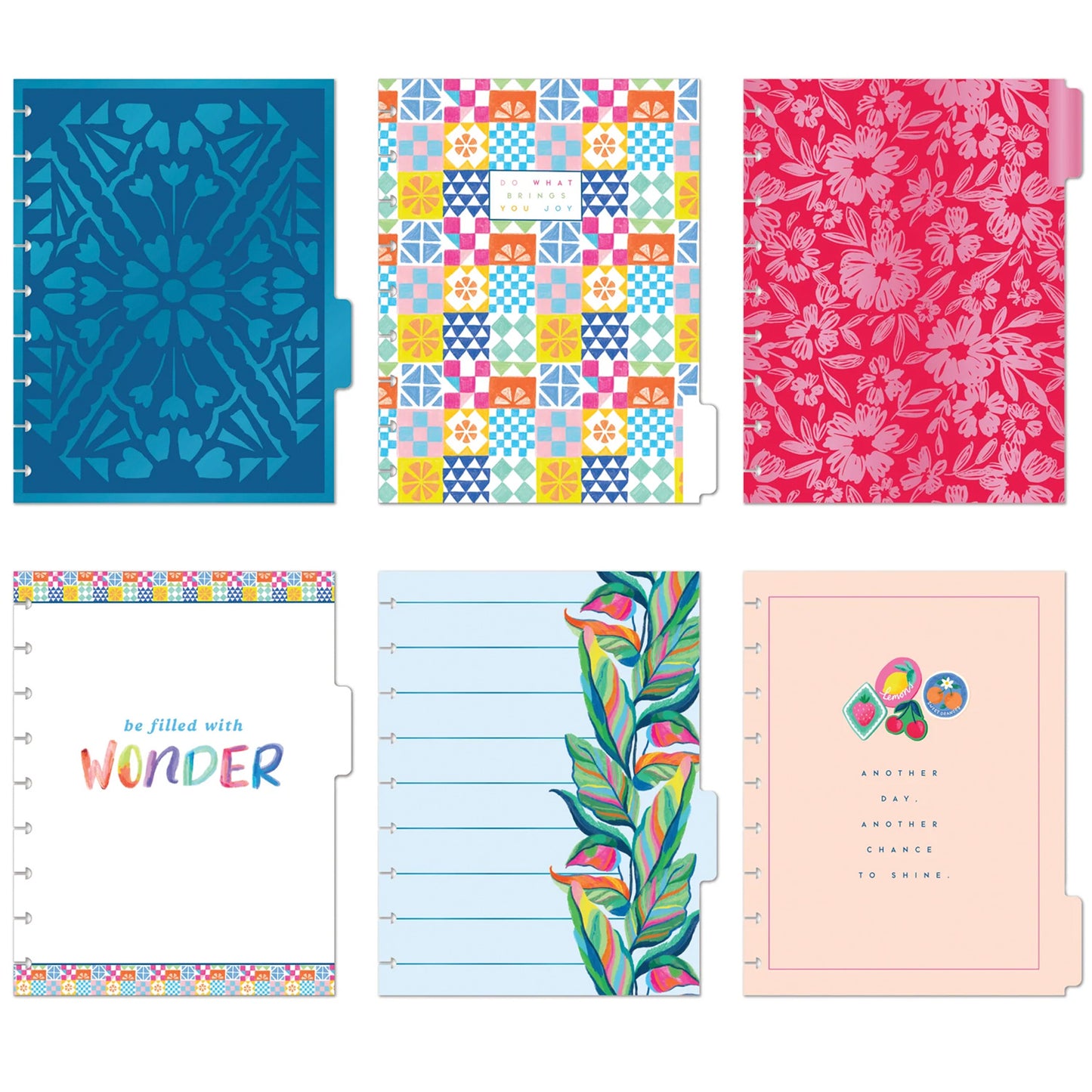 Happy Planner - Planner Classic Deluxe 12 meses (no fechado) - Sunshine Splash