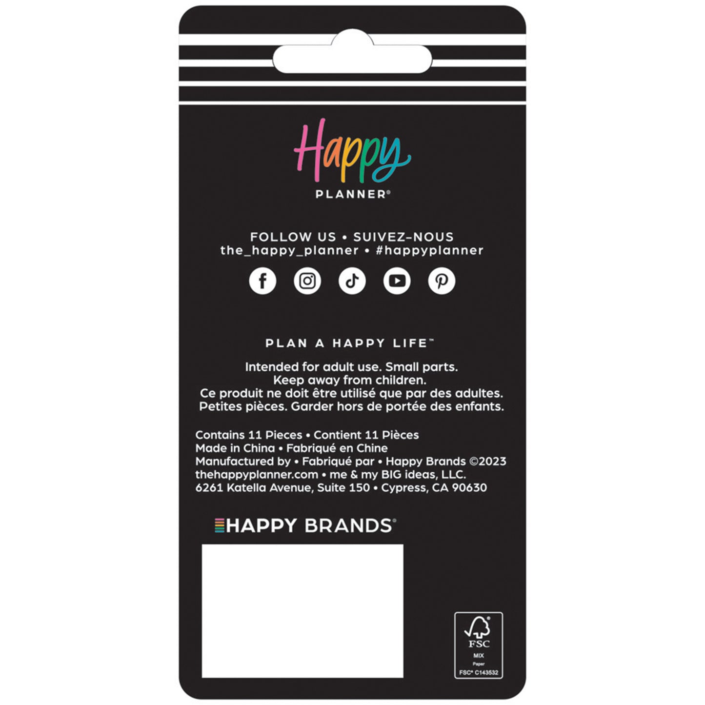 Happy Planner - Discos Classic Plastico - Holographic