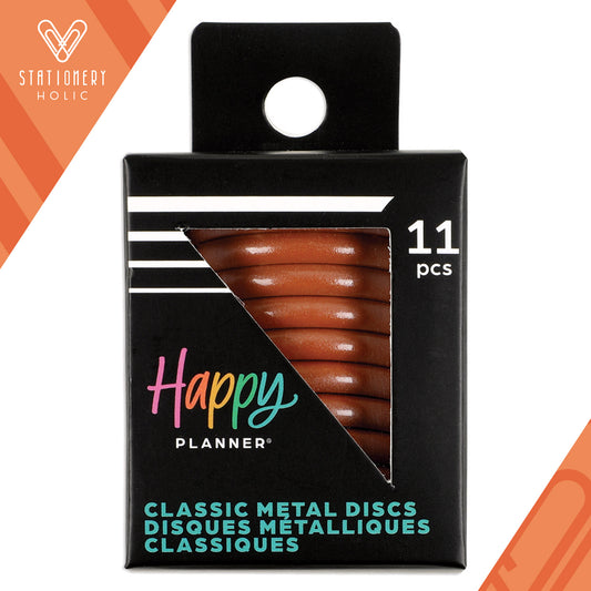 Happy Planner - Discos Classic Metal - Chai Spice Pearl