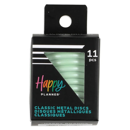 Happy Planner - Discos Classic Metal - Sea Glass