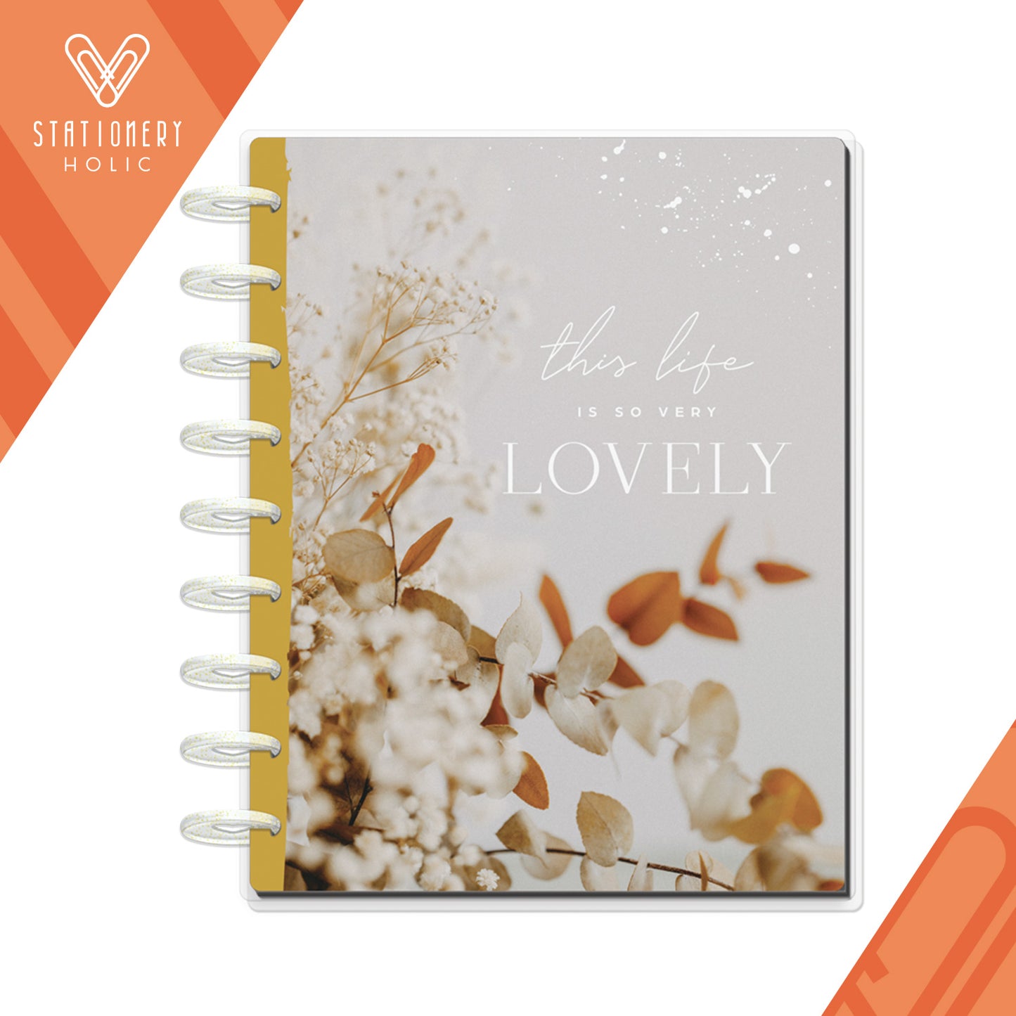 Happy Planner - Planner Classic 4 meses (Vista Diaria No Fechado) - Dried Florals