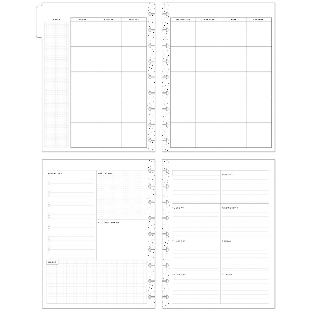 Happy Planner - Extension Classic -  Shadow Fields