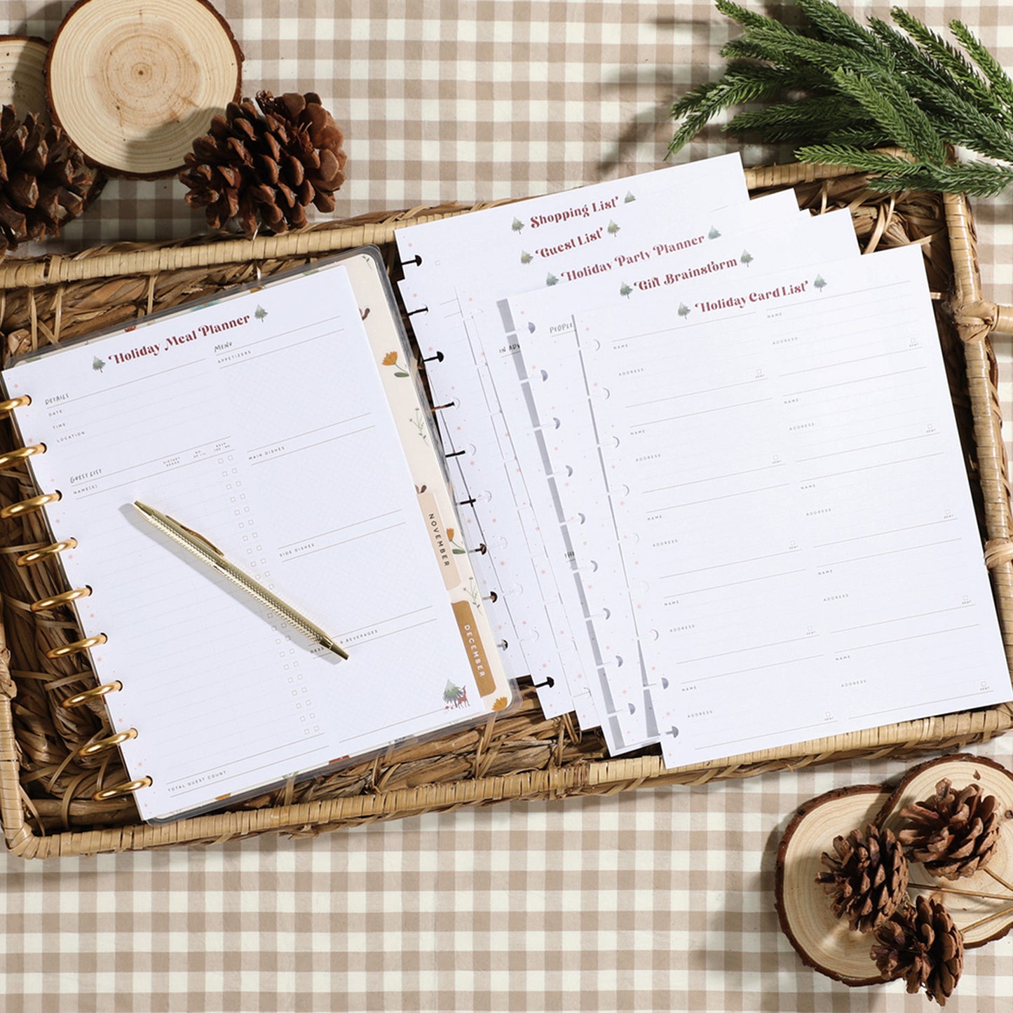 Happy Planner - Extension Classic - Woodland Seasons Christmas