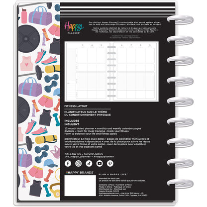 Happy Planner - Planner Classic (2026) - Fitness Icons