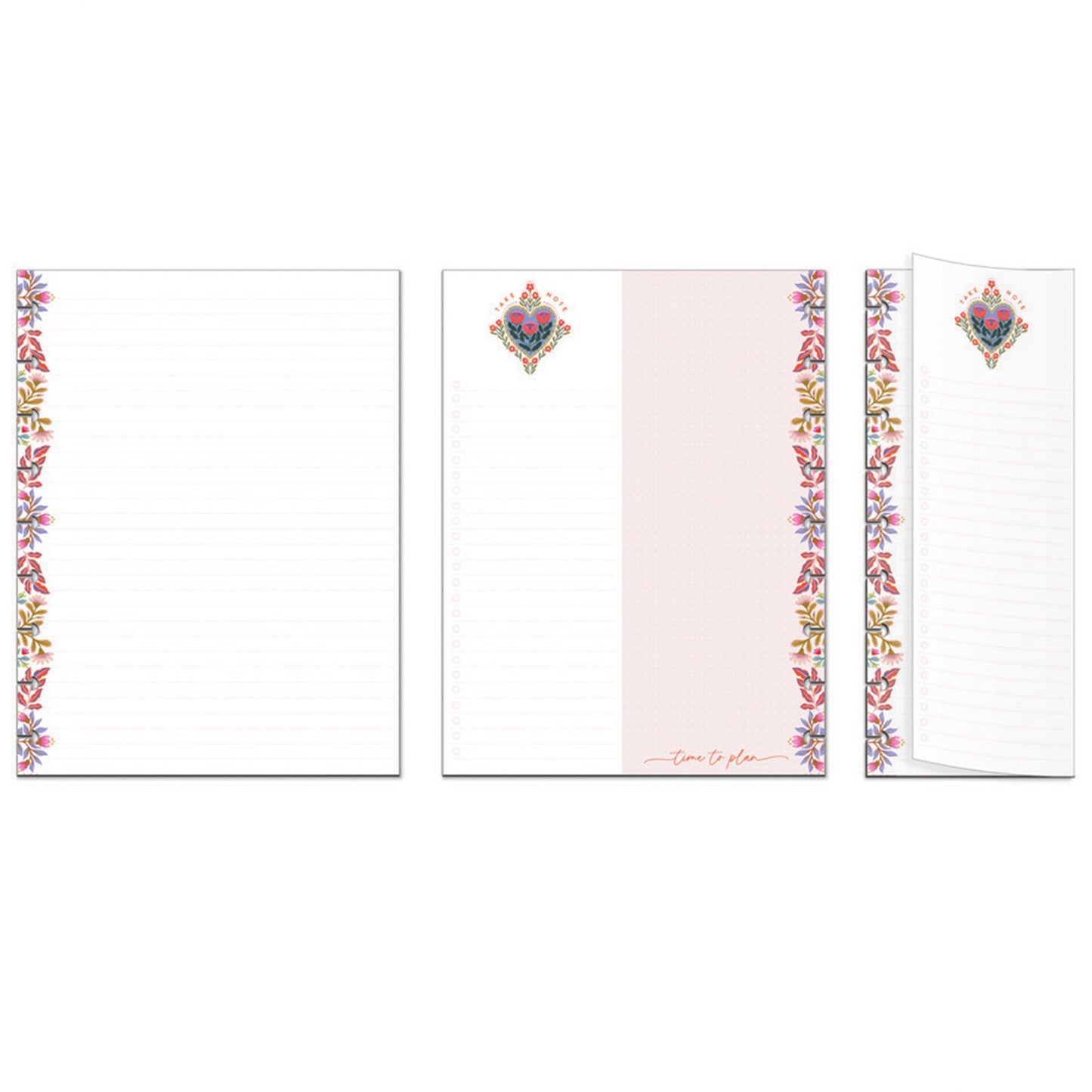 Happy Planner - Papel Skinny Classic Folded - Folk & Flora