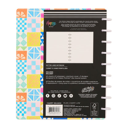Happy Planner - Happy Notes Classic Premium Cover - Sunshine Splash