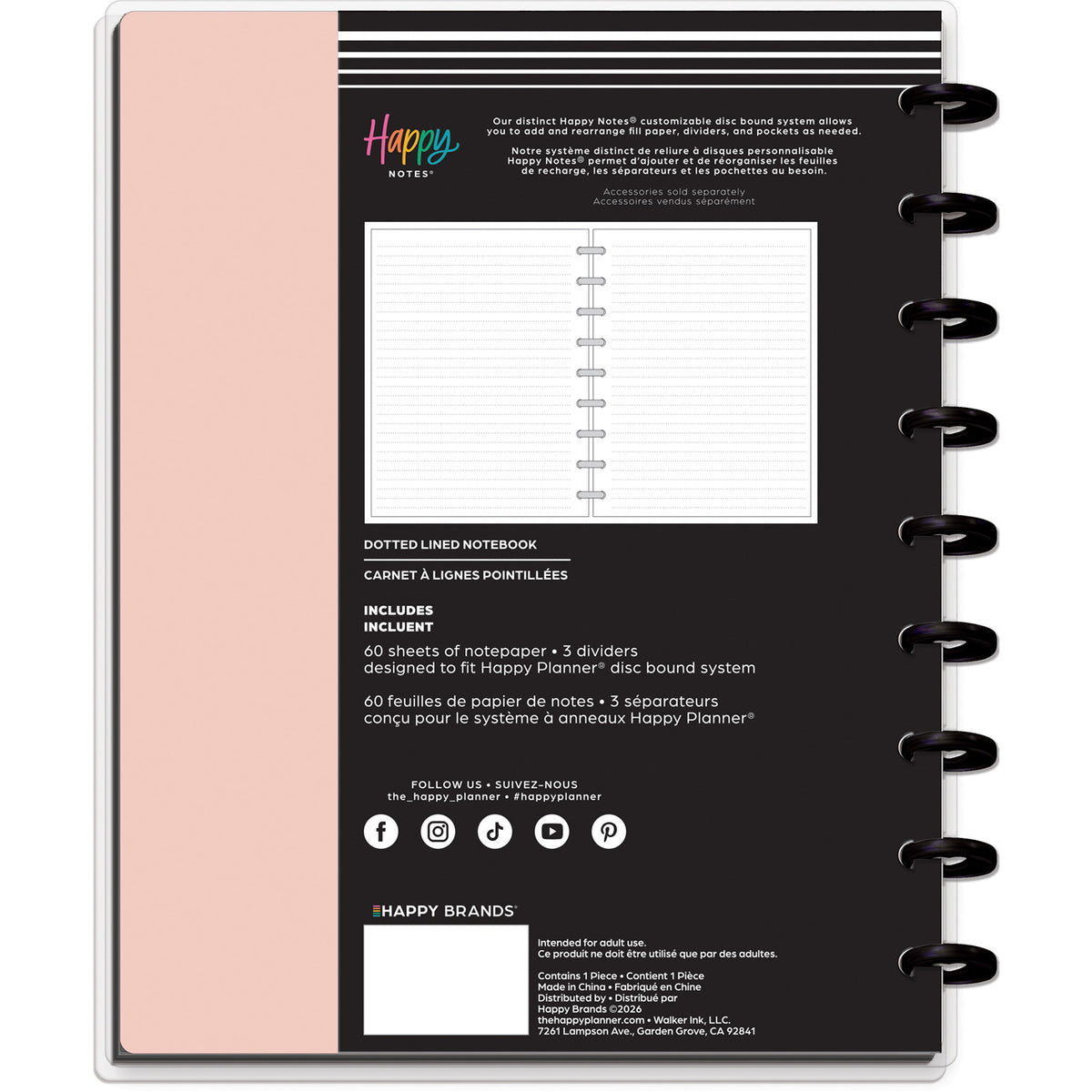Happy Planner - Happy Notes Classic - Pajama Plans