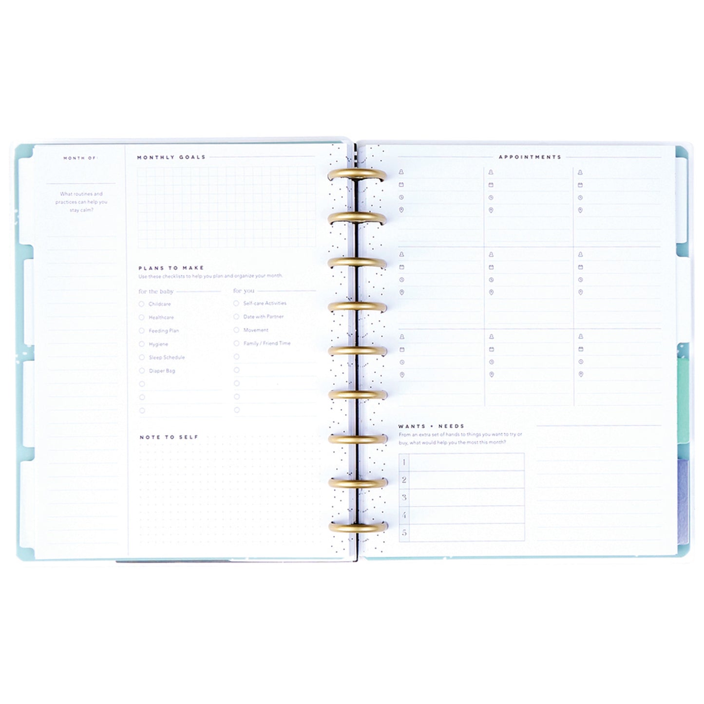 Happy Planner - Planner Classic (12 meses undated) Baby´s First Year - Hello Little One