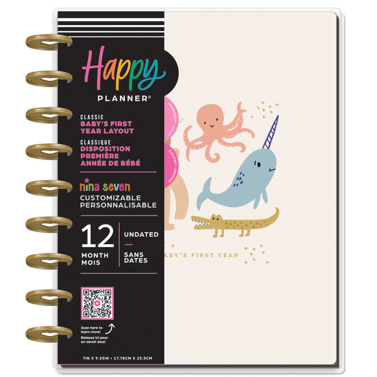 Happy Planner - Planner Classic (12 meses undated) Baby´s First Year - Hello Little One