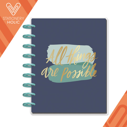 Happy Planner - Journal Guiado Classic - Watercolor Grace