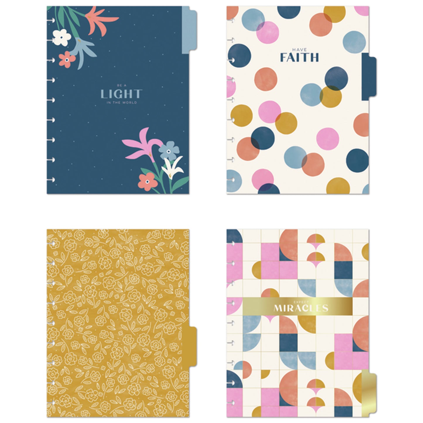 Happy Planner - Journal Guiado Classic - Bold Blossoms