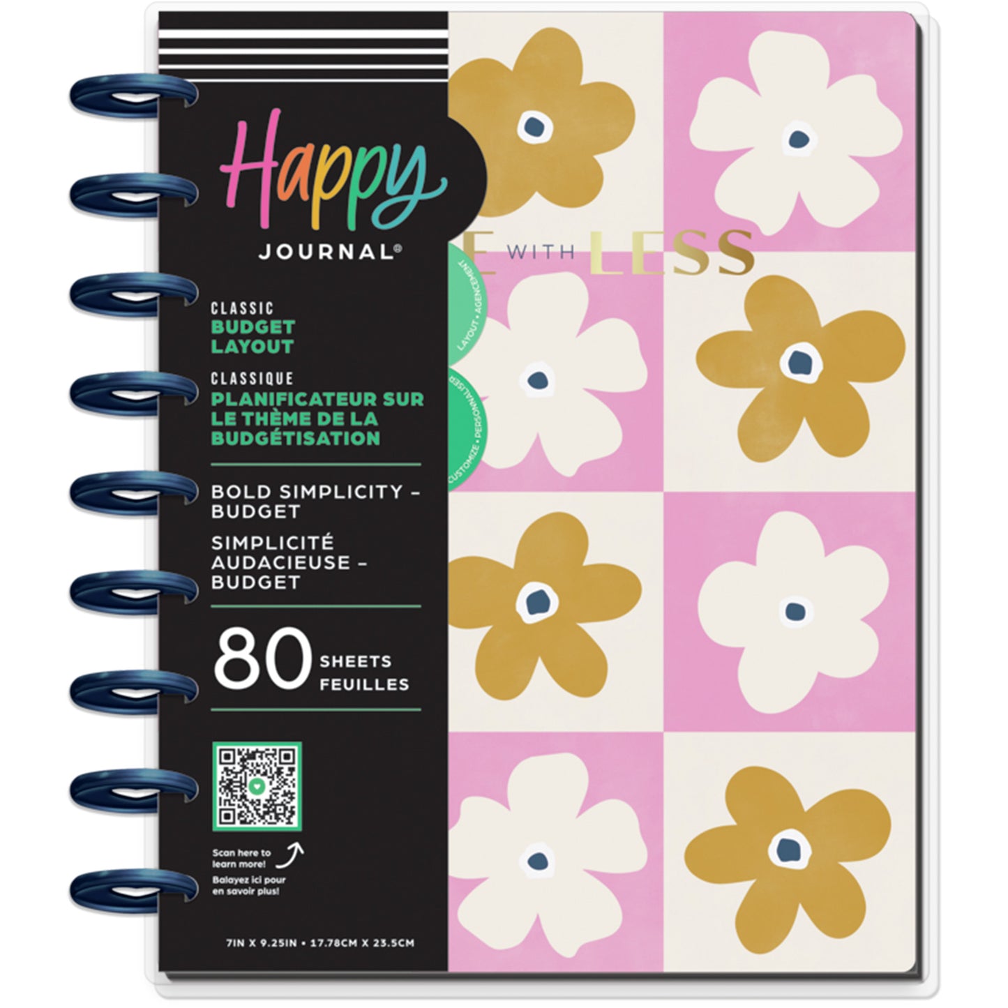 Happy Planner - Journal Guiado Classic - Bold Simplicity