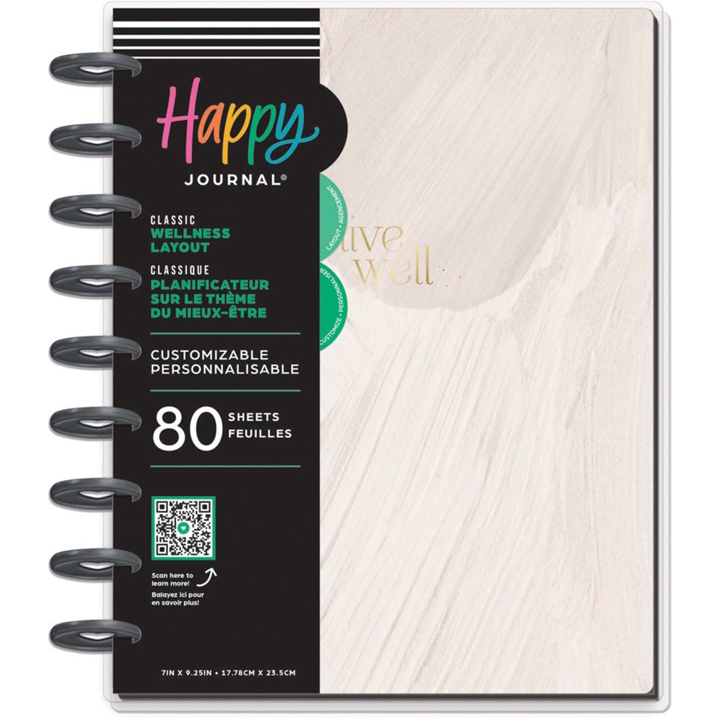 Happy Planner - Journal Guiado Classic - Everyday Wellness