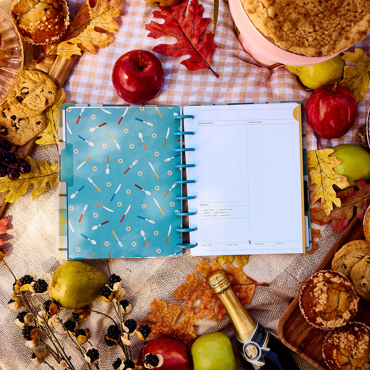 Happy Planner - Recetario Classic - Fall Picnic