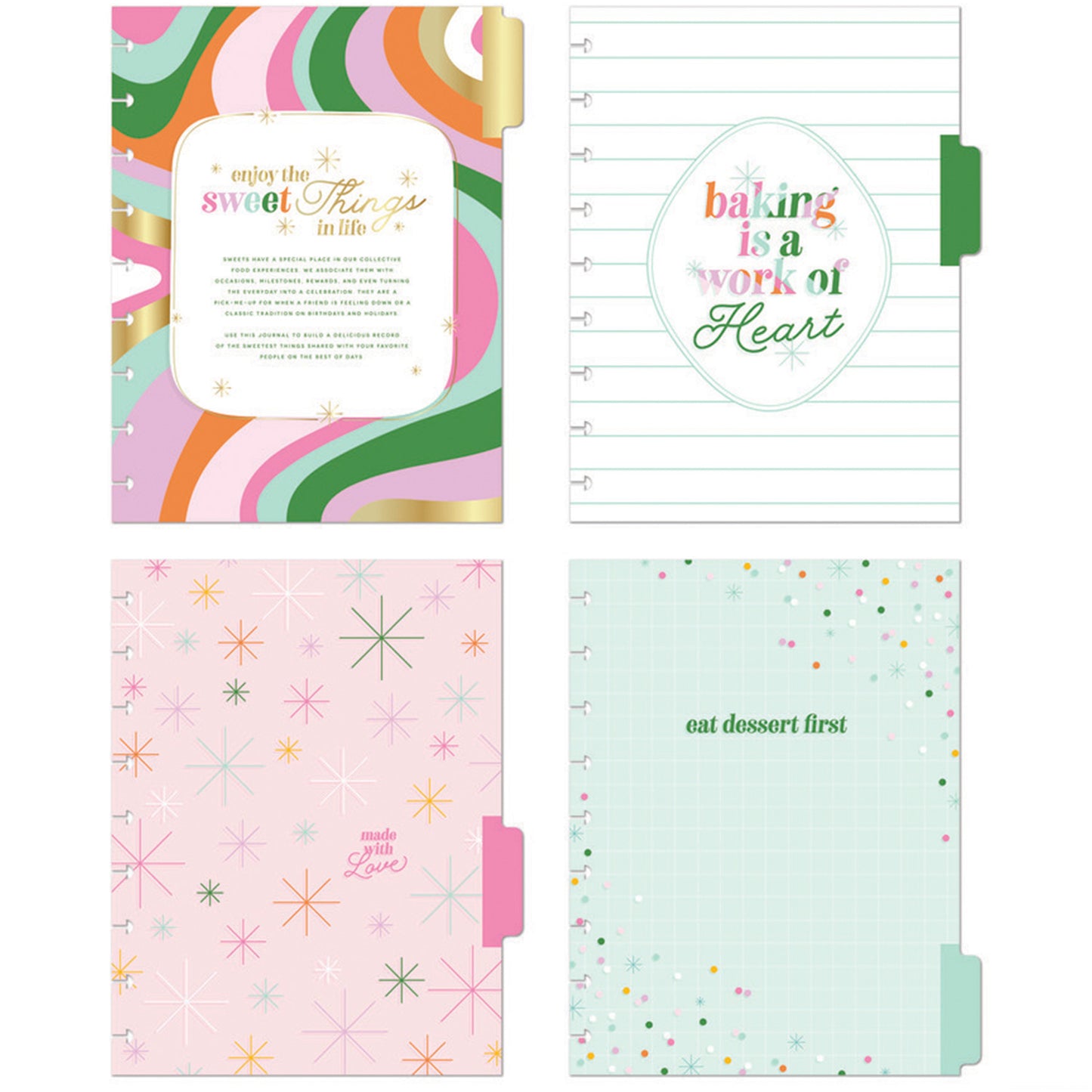 Happy Planner - Journal Guiado Classic - Sweets & Baking