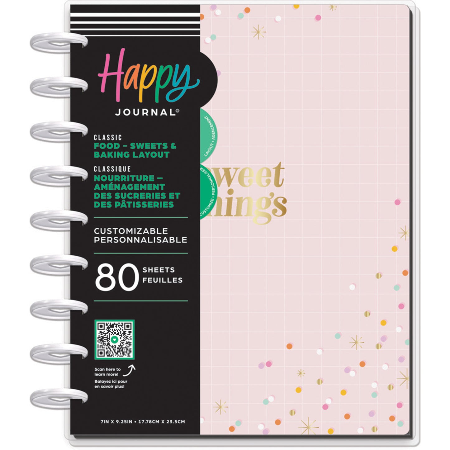 Happy Planner - Journal Guiado Classic - Sweets & Baking