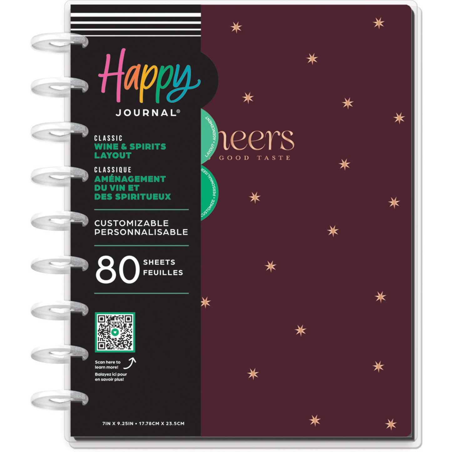 Happy Planner - Journal Guiado Classic - Wine & Spirits