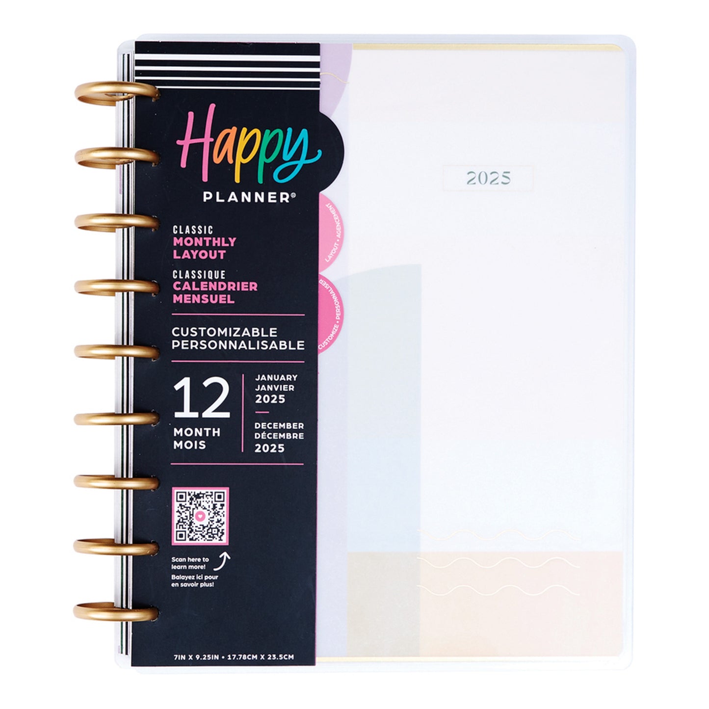 Happy Planner - Planner Classic (2025) Mensual - Mauve & Moss