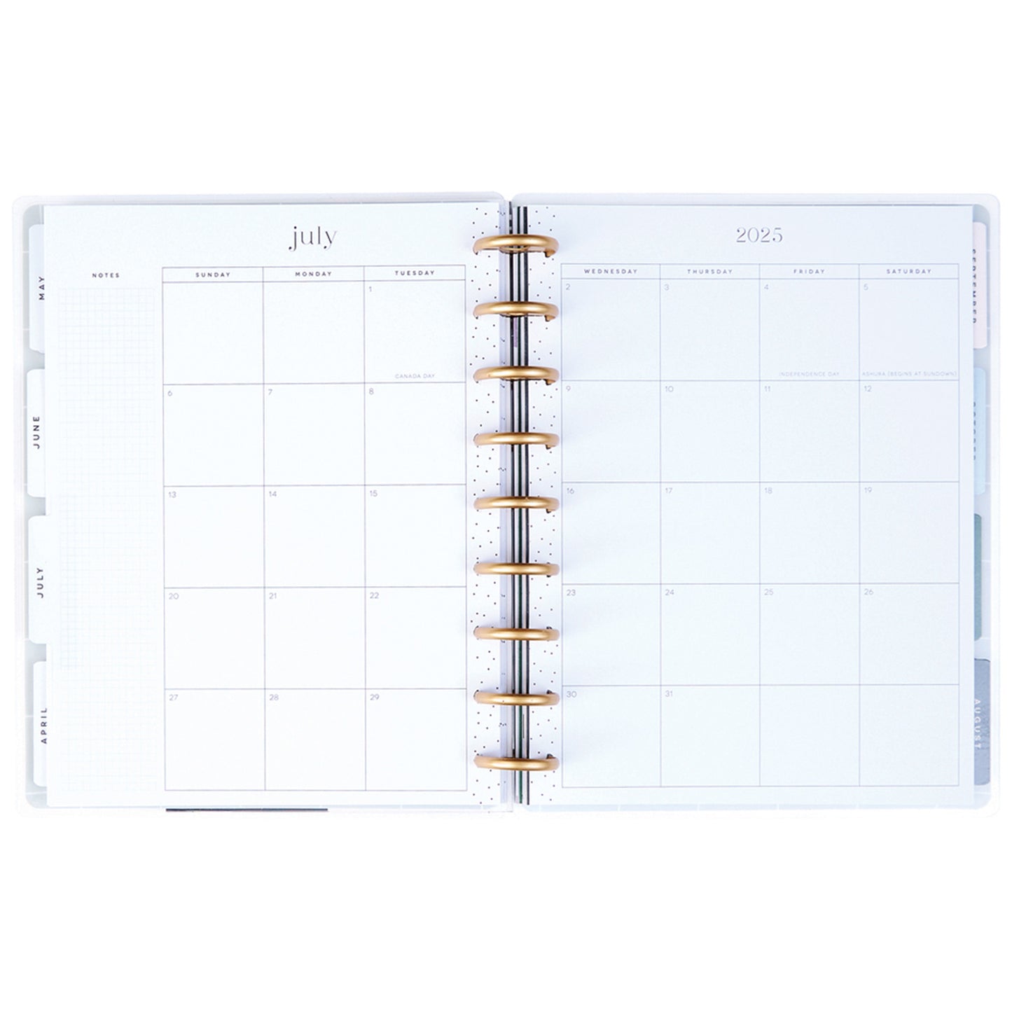 Happy Planner - Planner Classic (2025) Mensual - Mauve & Moss