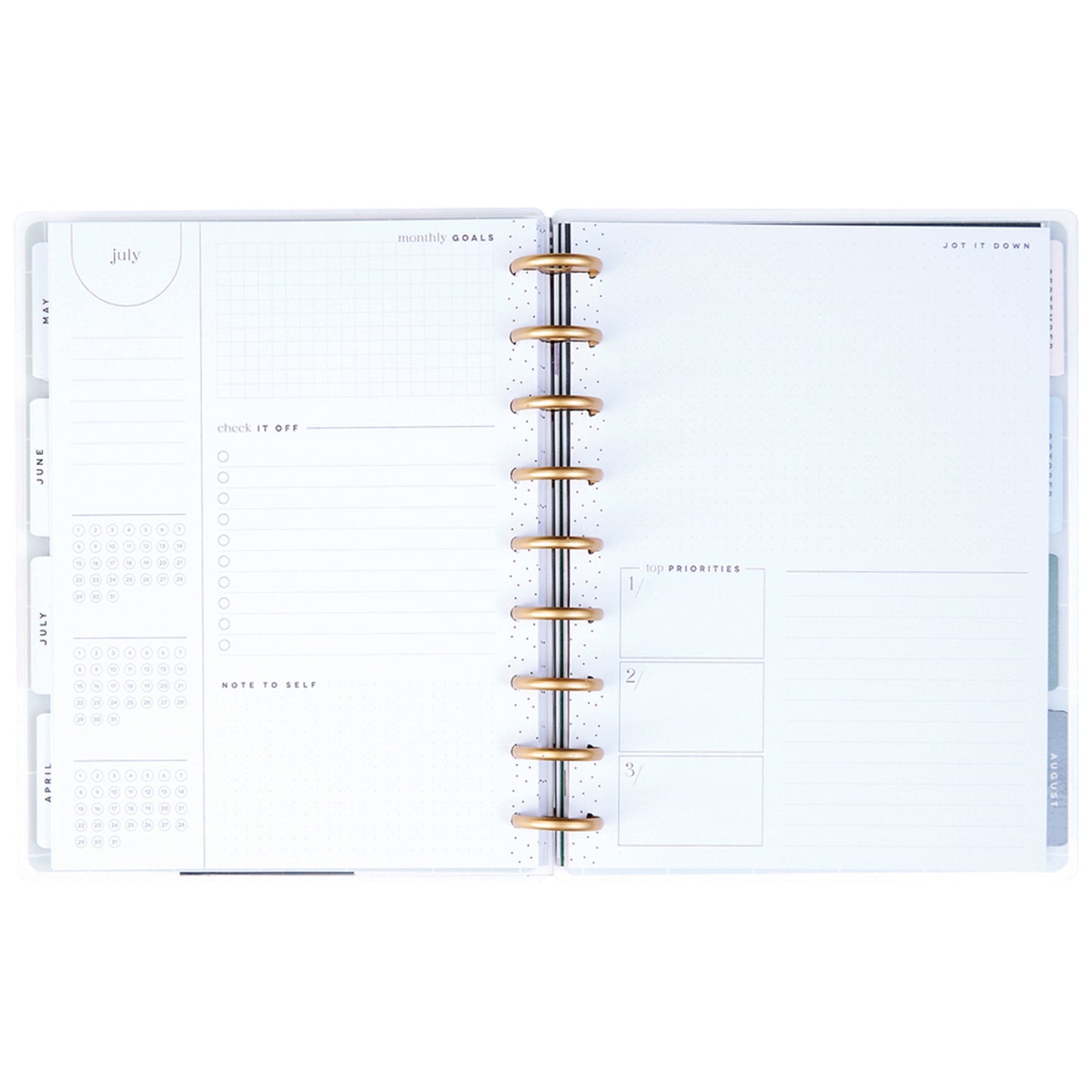 Happy Planner - Planner Classic (2025) Mensual - Mauve & Moss