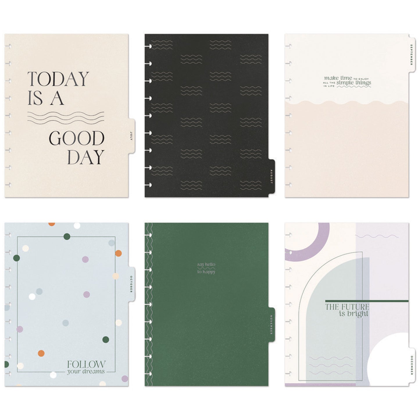 Happy Planner - Planner Classic (2025) Mensual - Mauve & Moss