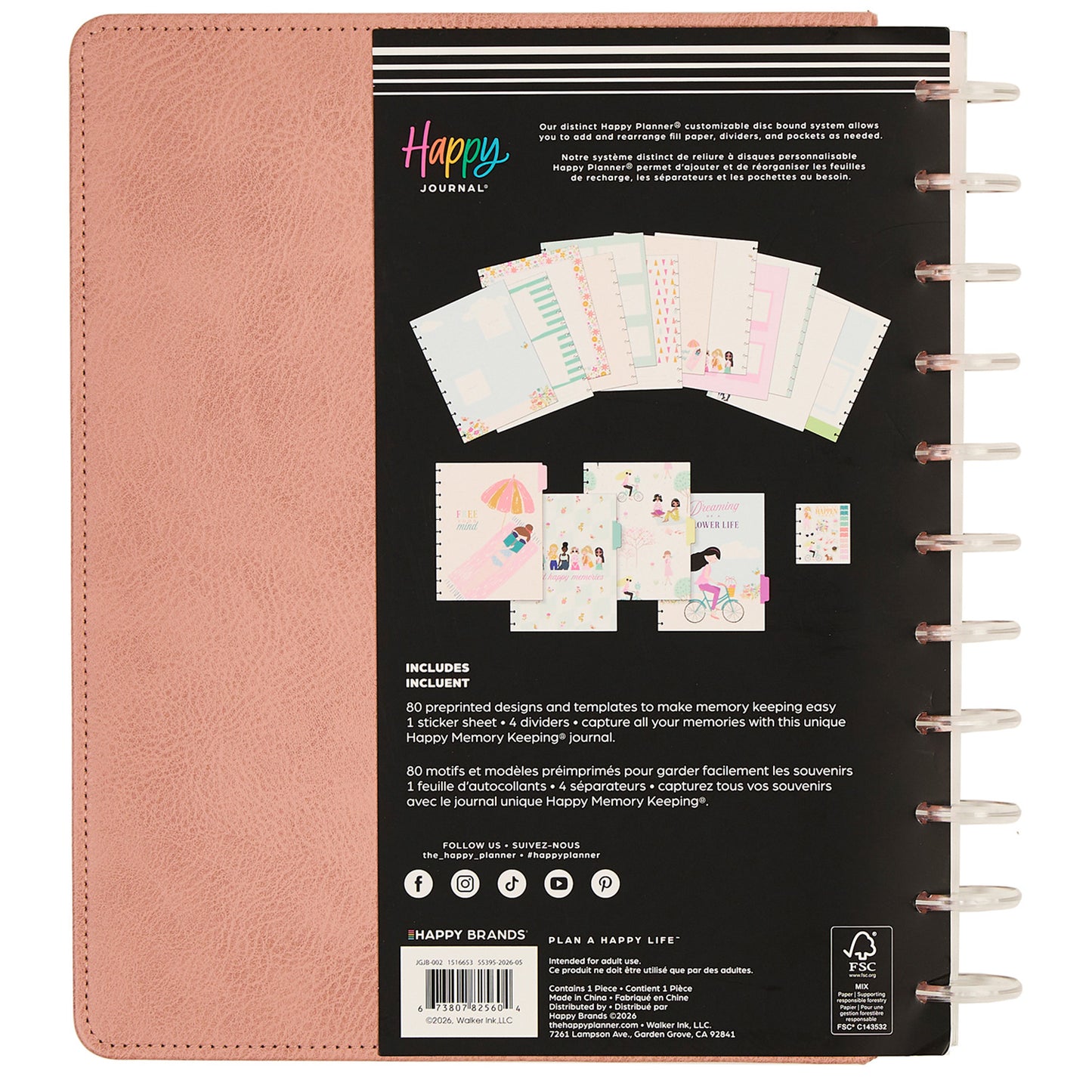 Happy Planner - Memory Keeping Big Journal - Squad Girl