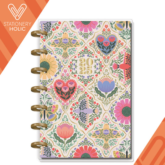 Happy Planner - Planner Mini (2025) Horizontal - Folk & Flora