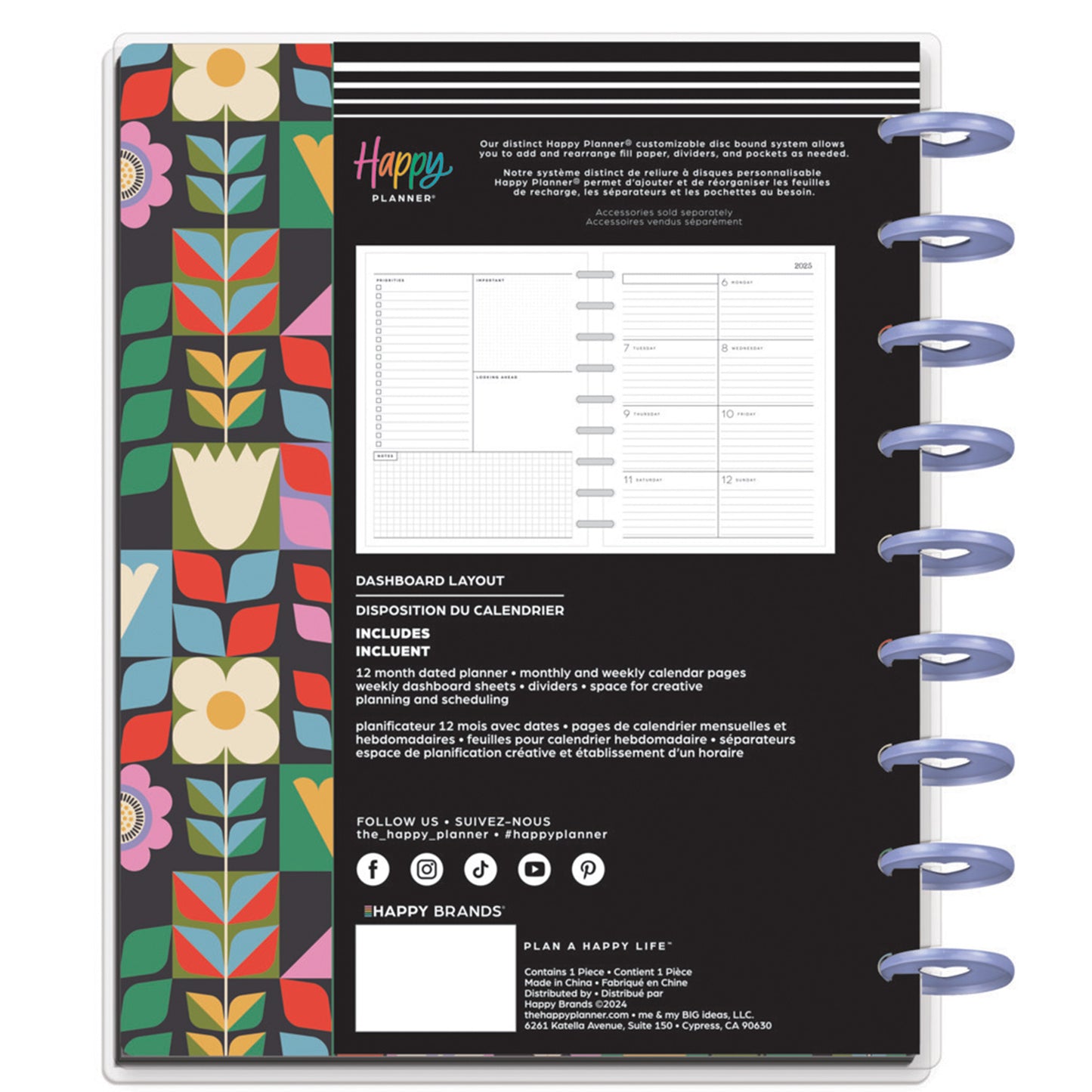 Happy Planner - Planner Classic (2025) Dashboard - Mod Garden