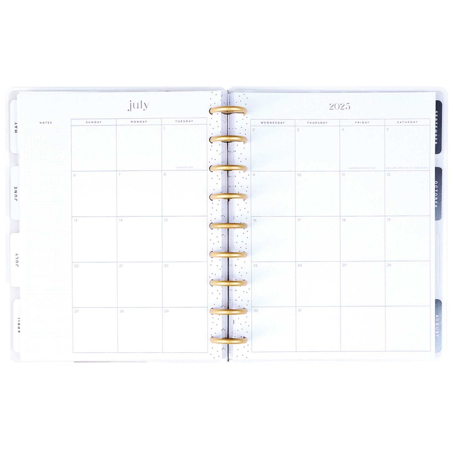 Happy Planner - Planner Classic (2025) Dashboard - Modern Impression