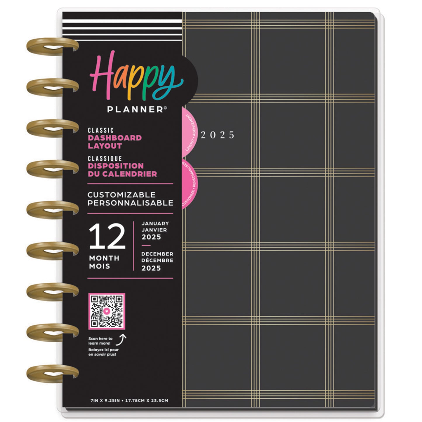 Happy Planner - Planner Classic (2025) Dashboard - Modern Impression