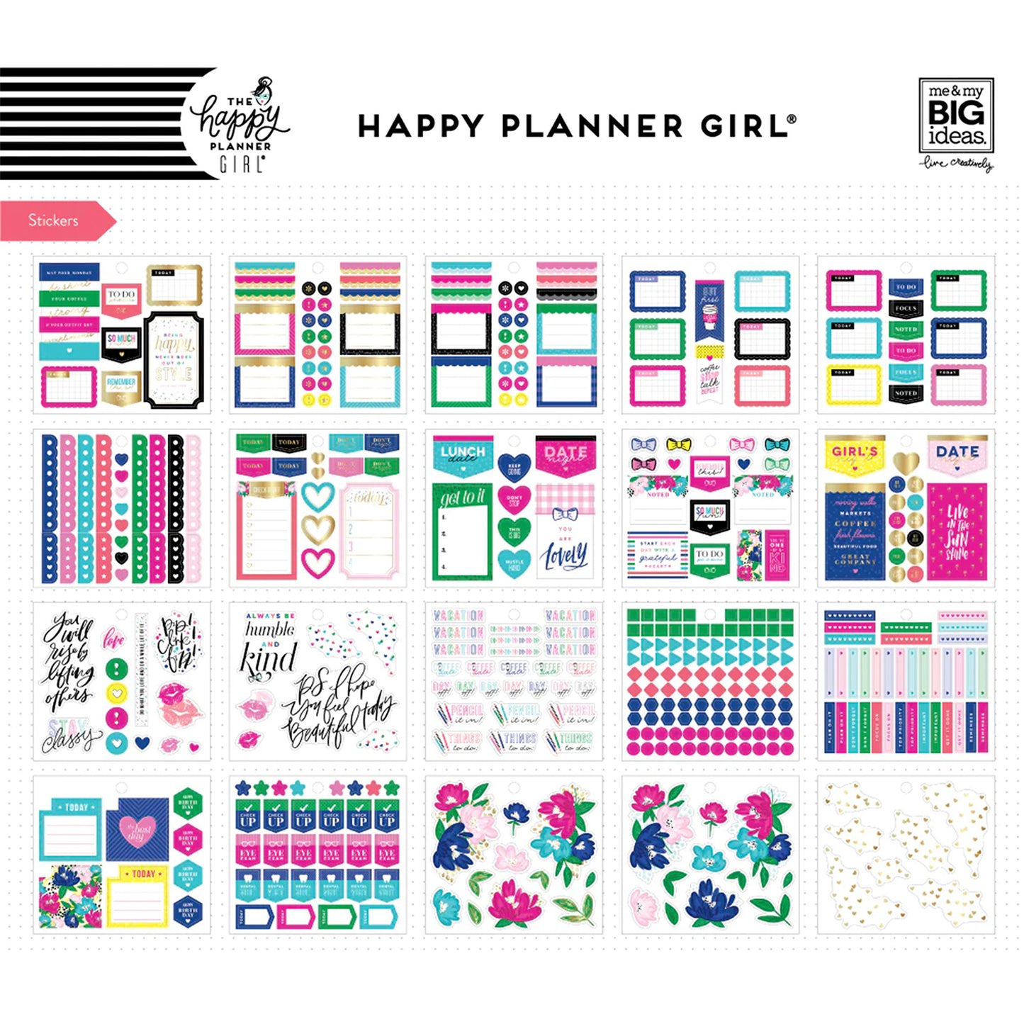 Happy Planner - Multi Accessory Pack - Socialite