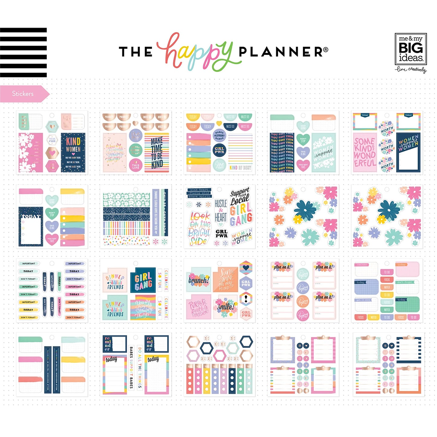 Happy Planner - Multi Accessory Pack - Womankind