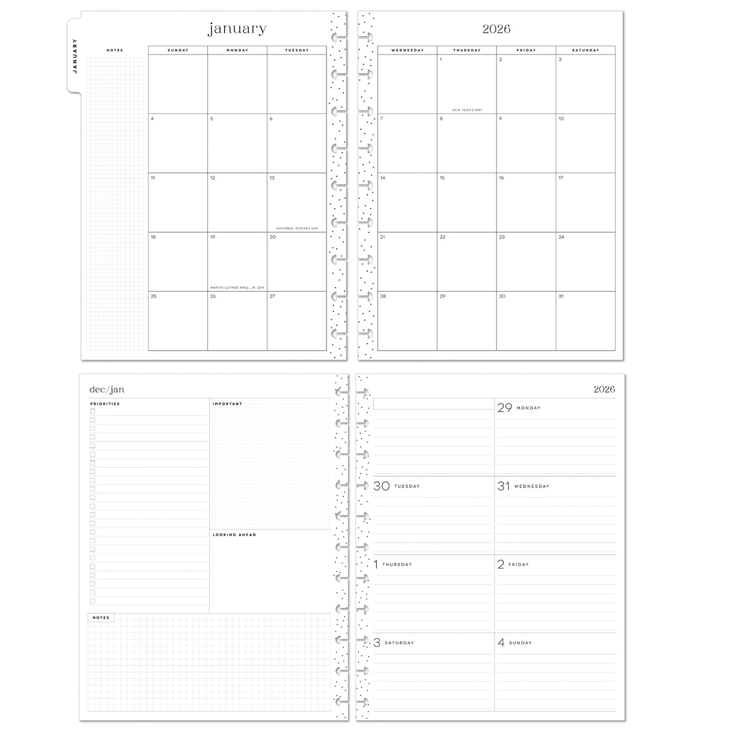 Happy Planner - Planner Classic (2026) - Natural State