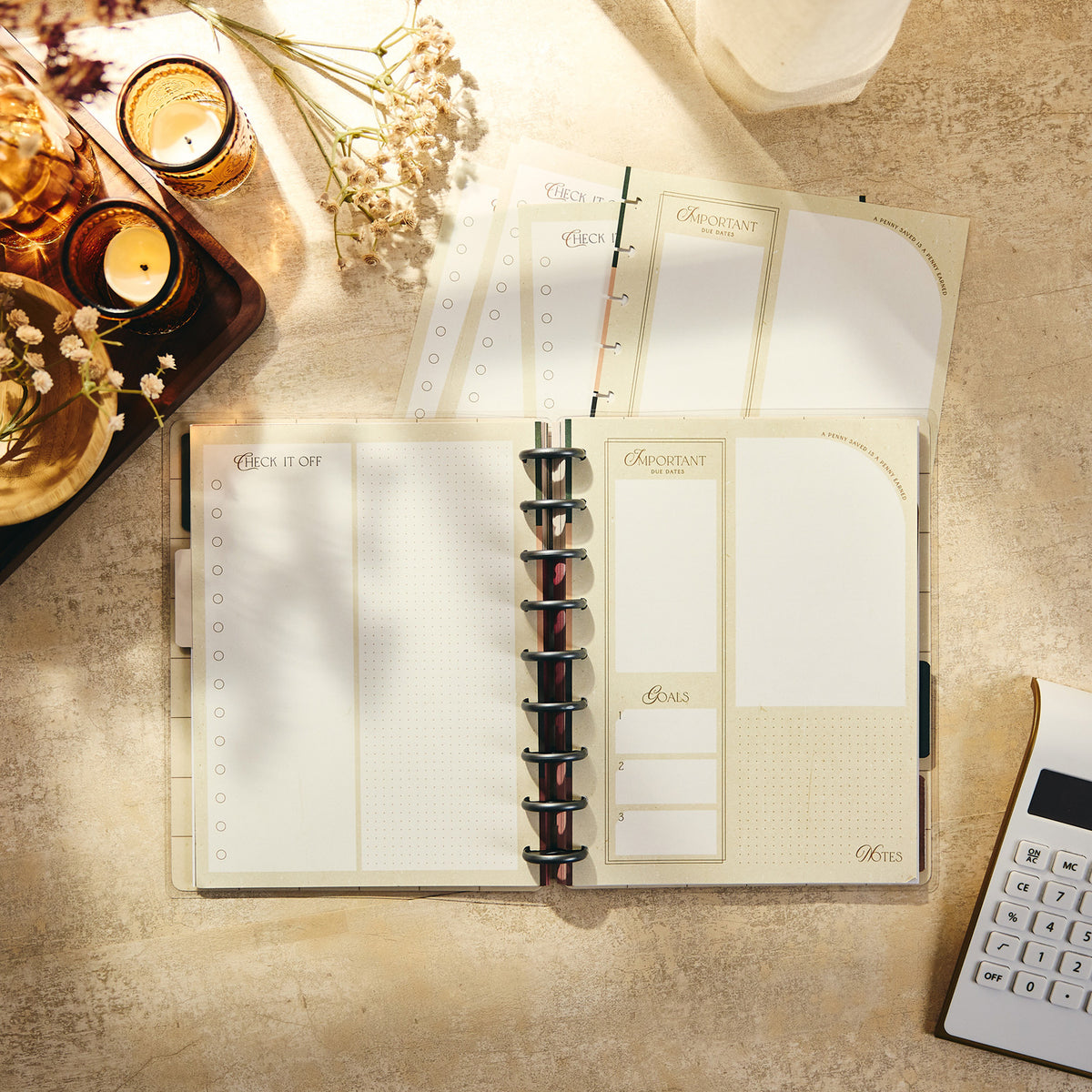 Happy Planner - Papel Classic - Amber & Oak