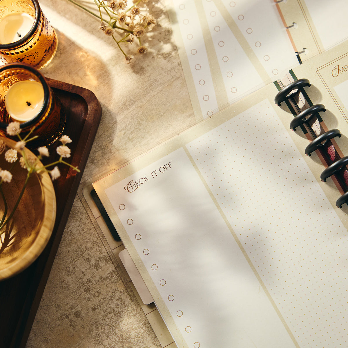 Happy Planner - Papel Classic - Amber & Oak