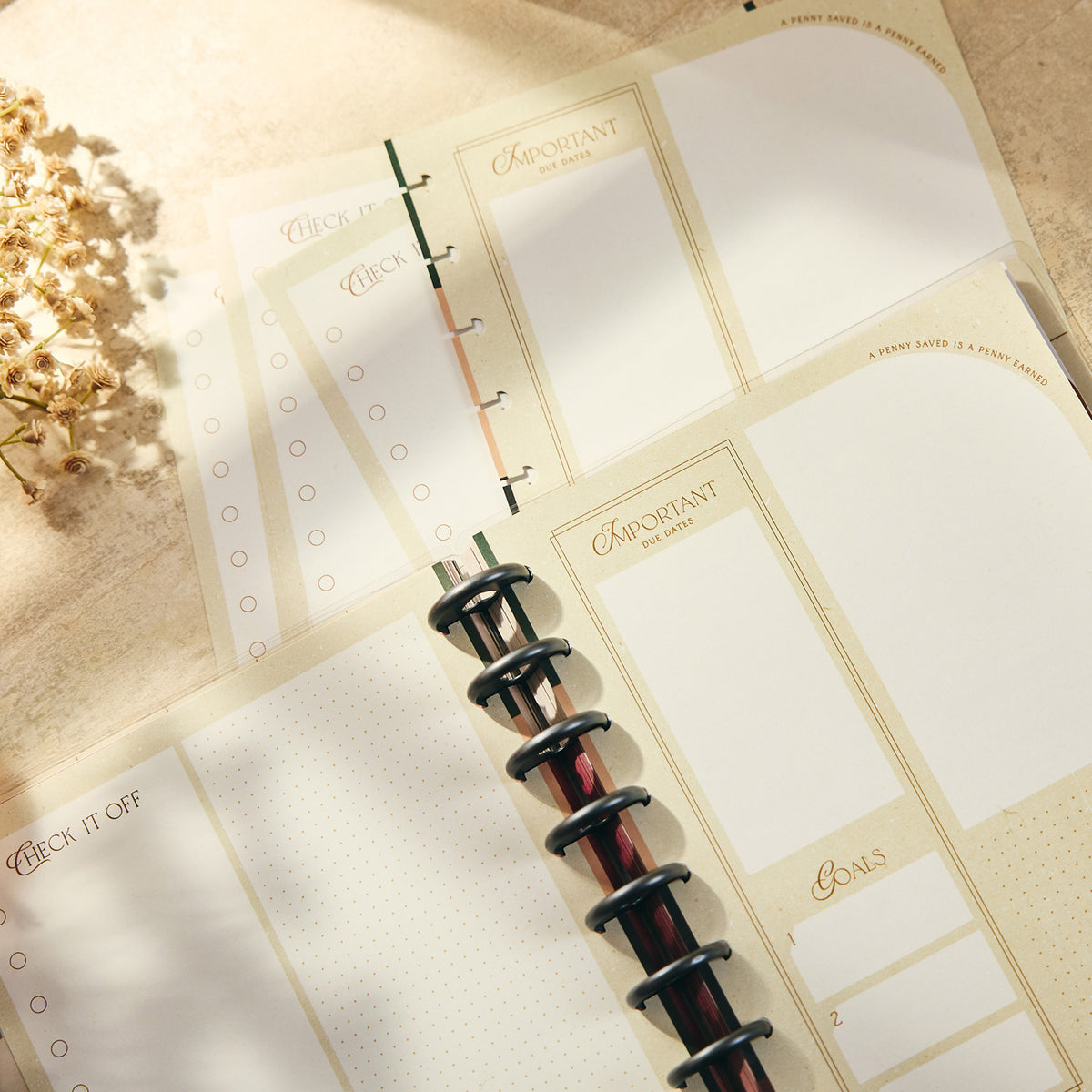 Happy Planner - Papel Classic - Amber & Oak