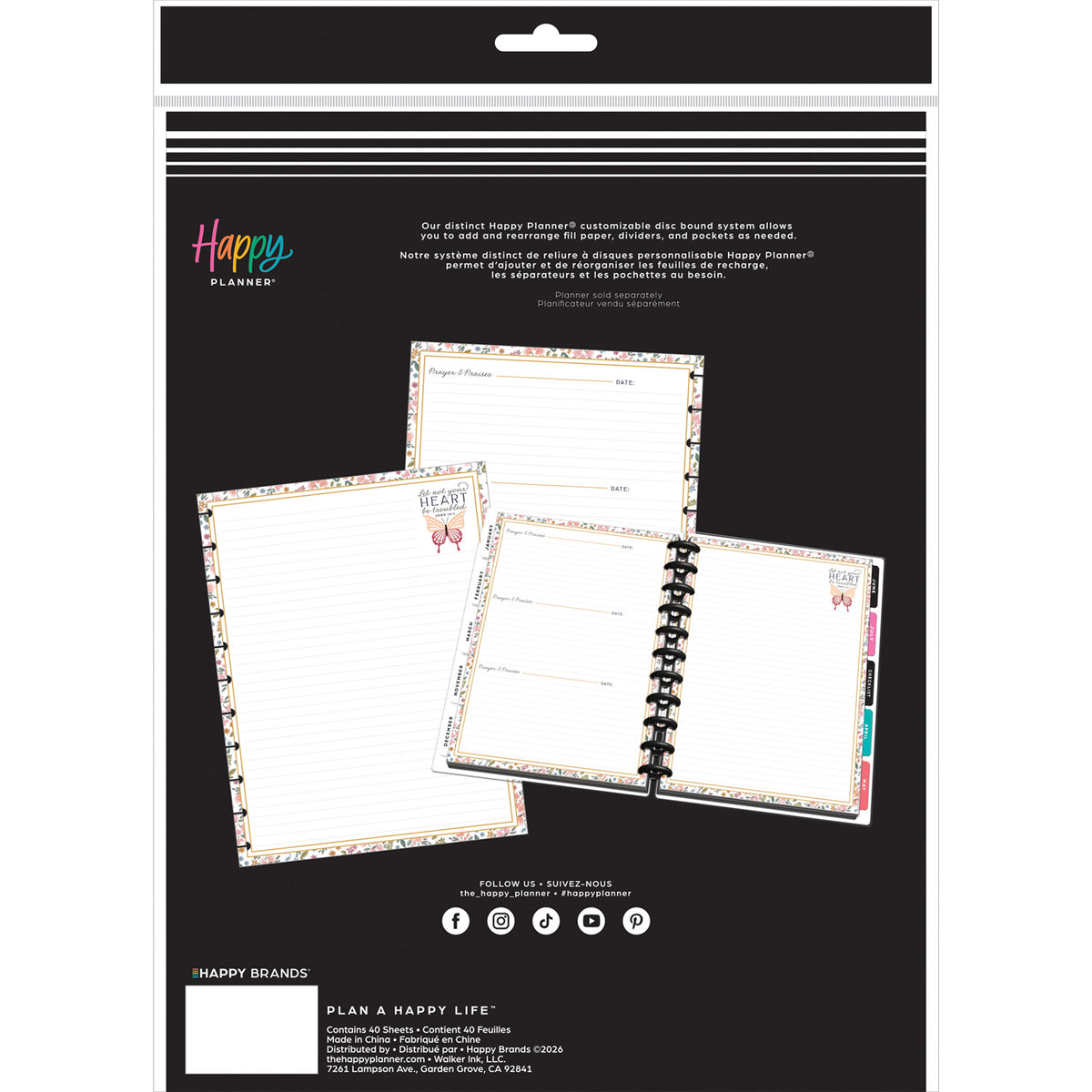 Happy Planner - Papel Big - Wildflower Daydream